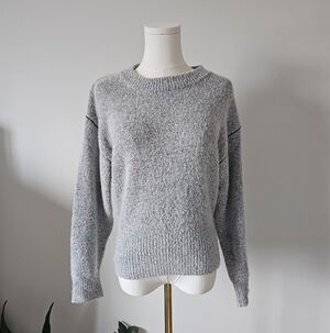 Cheap Monday XS User knit Heather Gray Women's Sweater